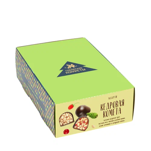  Кедровая комета Ассорти (9429) (классика, клюква, шишка, земляника), 540г   в Орехово-Зуево