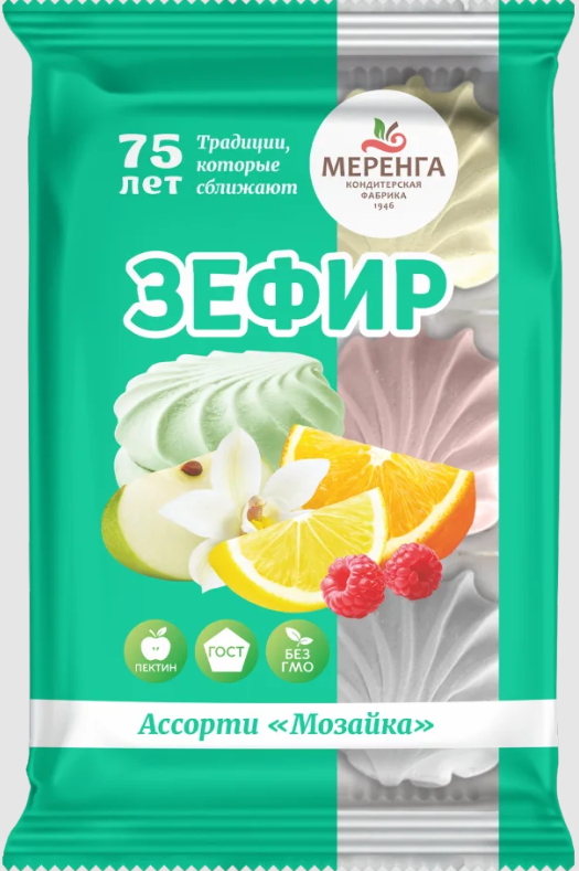 №1 Меренга Зефир Мозайка, 270г  в Орехово-Зуево