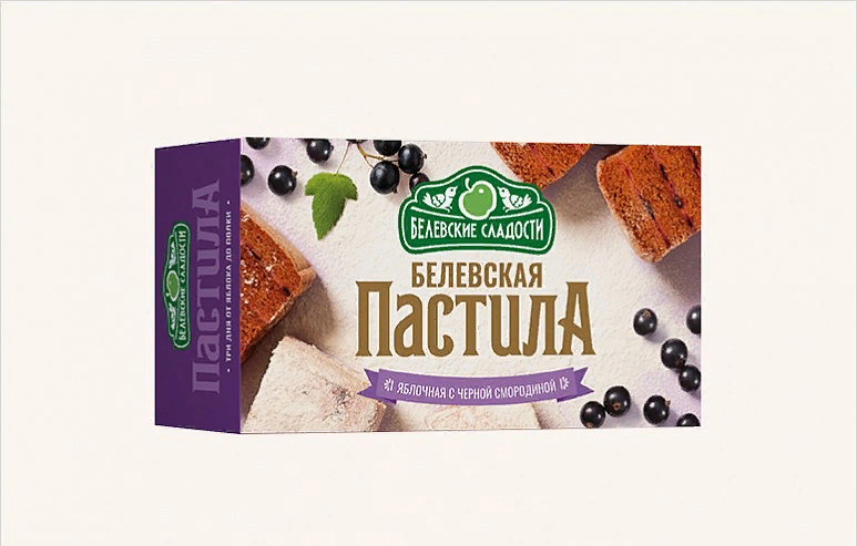  Пастила  200г диетическая с ЧЁРНОЙ Смородиной, НОВЫЙ ФОРМАТ (4*50г)   в Орехово-Зуево