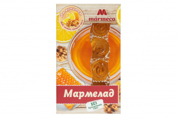 №2 Мармелад "Иммунитет"  Мёд, лимон, грецкий орех, 180г  в Орехово-Зуево